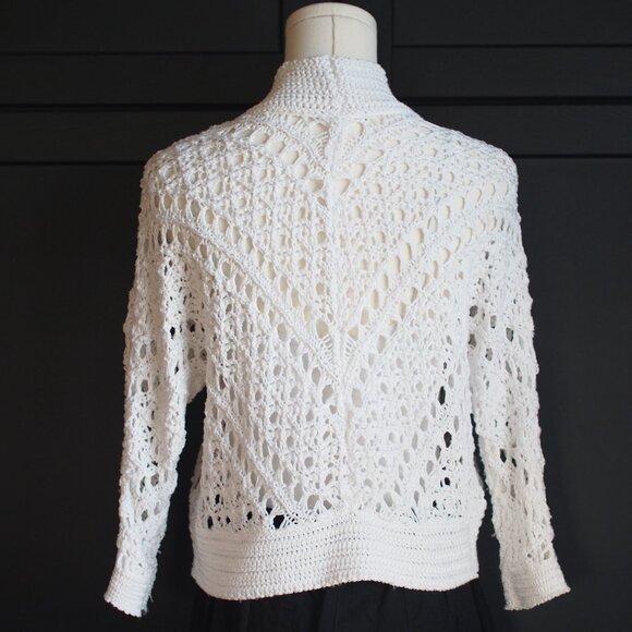 Dana Buchman | Crochet White Shrug - Picture 4 of 6